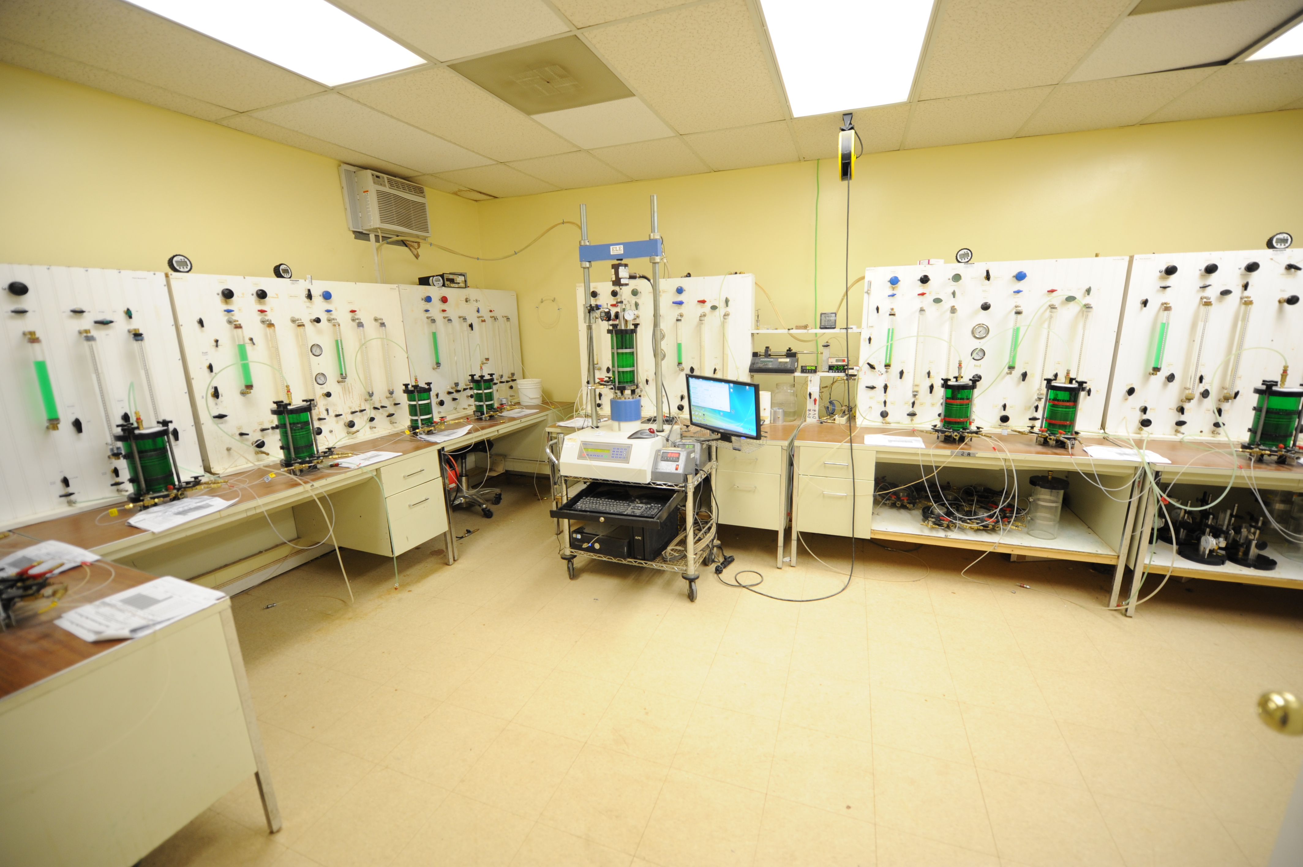 Geotechnical engineers collaborating on a project